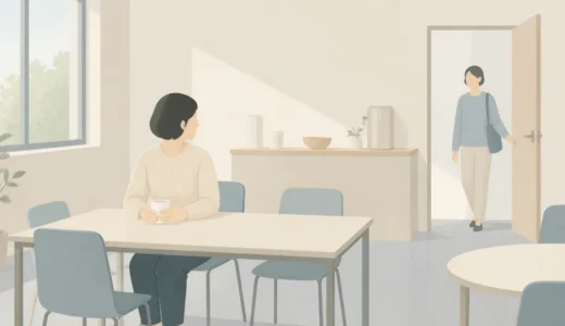 職場の休憩室が気まずい。居心地の悪さと無理せず付き合う過ごし方